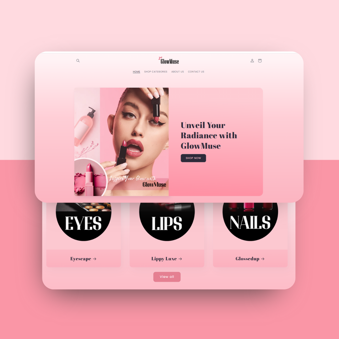 Modern Neutral Website Template Digital Product Promotion Instagram Post